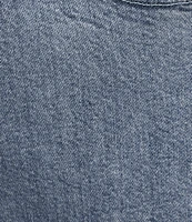 Good American Plus Soft Tech Good Skate Cropped Wide Leg Jeans
