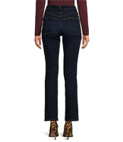 Good American Soft-Tech Good Classic Slim High Rise Straight Jeans