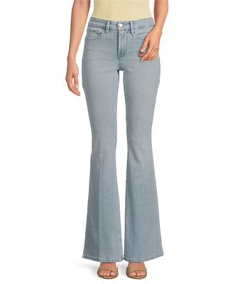 Good American Soft Tech Good Legs Mid-Rise Flare Jeans