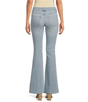 Good American Soft Tech Good Legs Mid-Rise Flare Jeans