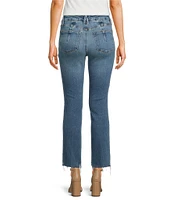 Good American Soft Tech Good Legs Straight Jeans