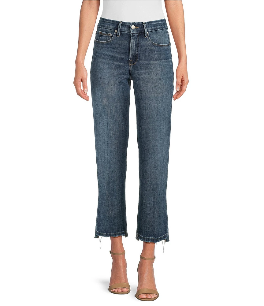 Good American Soft Tech Good Legs Straight Jeans