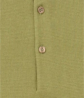 Goodlife Solid Waffle Short Sleeve Polo Shirt