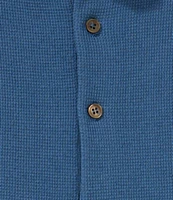 Goodlife Solid Waffle Short Sleeve Polo Shirt