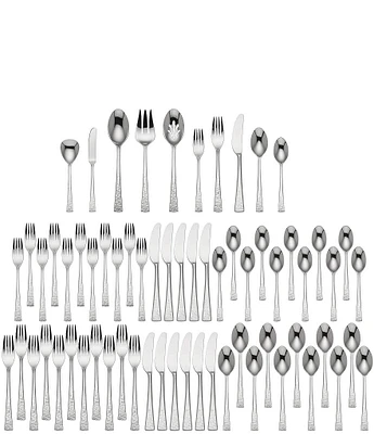 Gorham Biscayne 65-Piece Stainless Steel Flatware Set