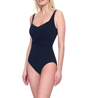 Gottex Beaute Luxury Sweetheart Neck Tummy Control One Piece Swimsuit