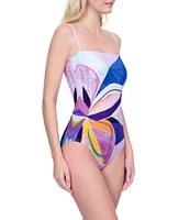 Gottex Paradiso Bandeau Strapless Tummy Control One Piece Swimsuit
