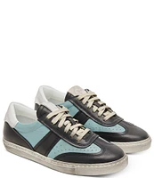 GREATS Charlie Distressed Leather Retro Sneakers