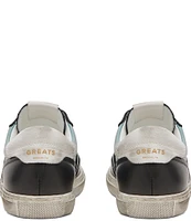 GREATS Charlie Distressed Leather Retro Sneakers