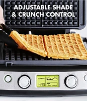 GreenPan Elite Ceramic Nonstick 4-Square Waffle Maker
