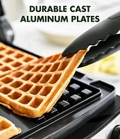 GreenPan Elite Ceramic Nonstick 4-Square Waffle Maker