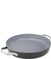 GreenPan Valencia Pro Ceramic Non-Stick Grill Pan, 11#double;