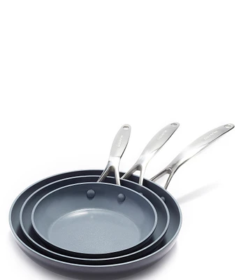 Greenpan Valencia Pro Ceramic Nonstick Frypan Set