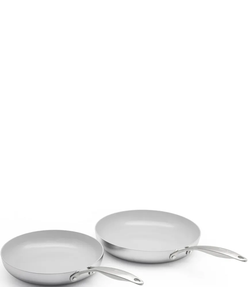 GreenPan Venice Pro Evershine Ceramic Non-Stick 2-Piece Open Fry Pan Set, 8#double; & 10#double;