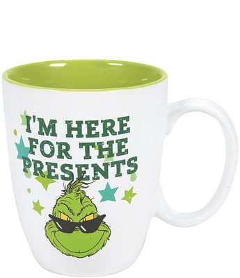 Grinch #double;I'm Here For The Presents#double; Coffee Mug