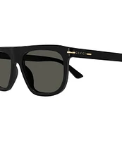 Gucci Men's GG Line 56mm Square Sunglasses