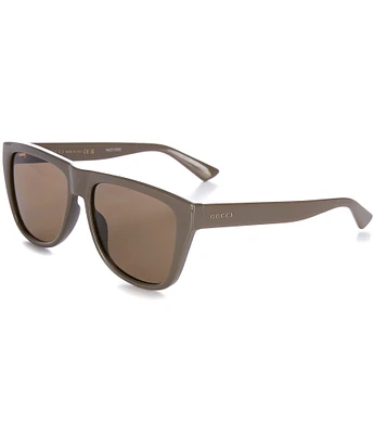 Gucci Men's GG1345S 57mm Navigator Sunglasses