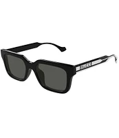 Gucci Men's La Piscine 55mm Square Sunglasses