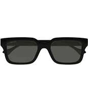 Gucci Men's La Piscine 55mm Square Sunglasses