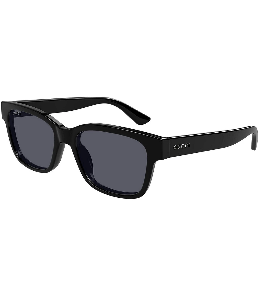 Gucci Men's Minimal 54mm Square Wayfarer Sunglasses