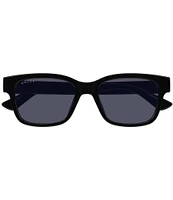 Gucci Men's Minimal 54mm Square Wayfarer Sunglasses