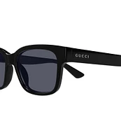 Gucci Men's Minimal 54mm Square Wayfarer Sunglasses