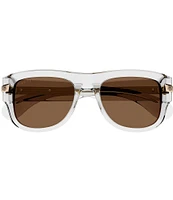 Gucci Men's New York 30's 54mm Square Sunglasses