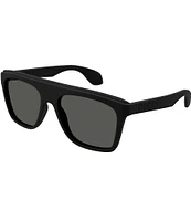 Gucci Men's Twinsburg 57mm Rectangle Sunglasses