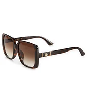 Gucci Women's 56mm Rectangular Sunglasses