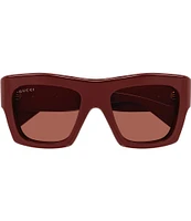 Gucci Unisex Fashion Show 52mm Square Sunglasses