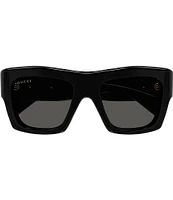 Gucci Unisex Fashion Show 52mm Square Sunglasses