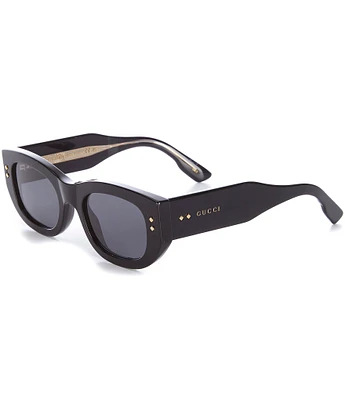 Gucci Unisex Gg1215S 51mm Rectangle Sunglasses