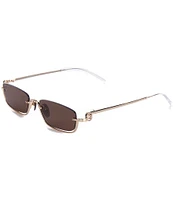 Gucci Unisex GG1278S 55mm Rectangle Sunglasses