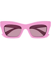 Gucci Women's Fashion Show 50mm Cat Eye Sunglasses