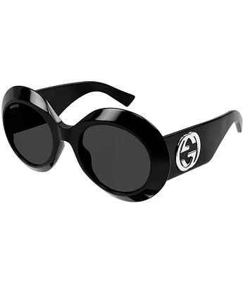 Gucci Women's Fashion Show 54mm Round Sunglasses