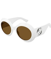 Gucci Women's Fashion Show 54mm Round Sunglasses