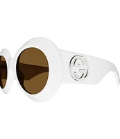 Gucci Women's Fashion Show 54mm Round Sunglasses