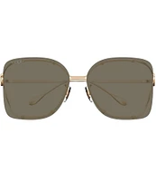 Gucci Women's Fork 60mm Mirrored Square Sunglasses