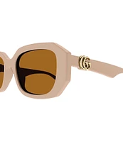 Gucci Women's GG Generation Light 54mm Rectangle Sunglasses