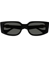 Gucci Women's GG Generation Light 55mm Rectangle Sunglasses