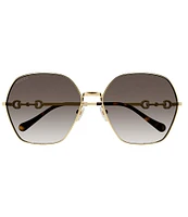 Gucci Women's GG1335S 62mm Round Sunglasses