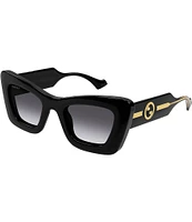 Gucci Women's La Piscine 49mm Gradient Cat Eye Sunglasses