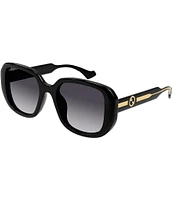 Gucci Women's La Piscine 54mm Square Sunglasses