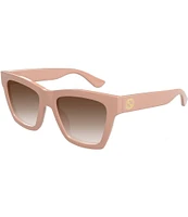 Gucci Women's Minimal 54mm Cat Eye Sunglasses