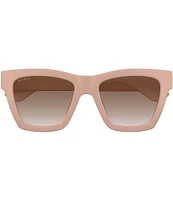 Gucci Women's Minimal 54mm Cat Eye Sunglasses