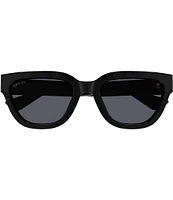 Gucci Women's Minimal GG 54mm Cat Eye Sunglasses