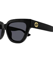 Gucci Women's Minimal GG 54mm Cat Eye Sunglasses