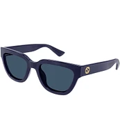 Gucci Women's Minimal GG 54mm Cat Eye Sunglasses