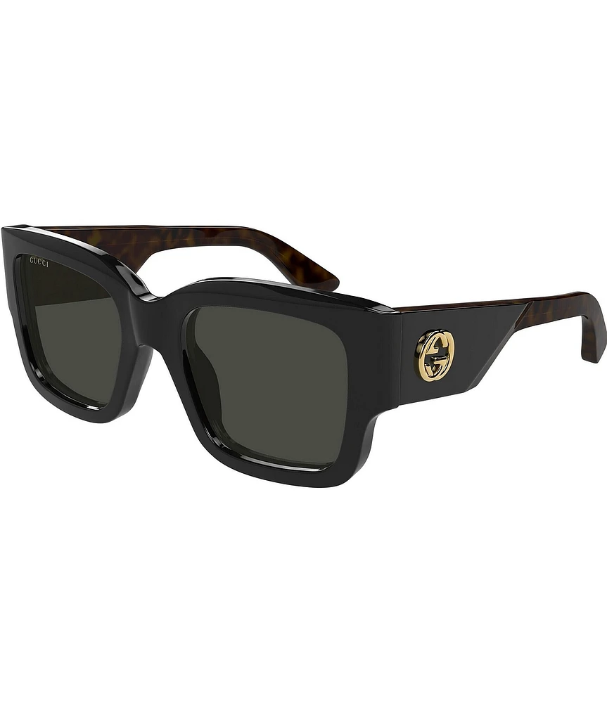 Gucci Women's Oblique 52mm Square Sunglasses