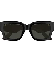 Gucci Women's Oblique 52mm Square Sunglasses